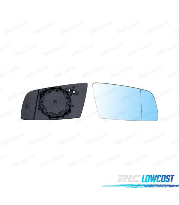 VETRO SPECCHIO BASE DESTRA BMW SERIE 5 E60 03-10 BLU