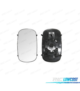 VETRO SPECCHIO BASE REVERSIBILE SINISTRO / DESTRO FIAT DOBLO 01-10 TERMICO