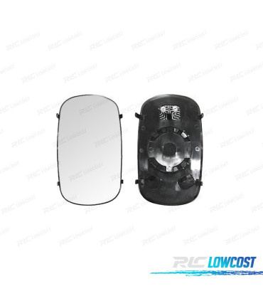 VETRO SPECCHIO BASE REVERSIBILE SINISTRO / DESTRO FIAT DOBLO 01-10 TERMICO