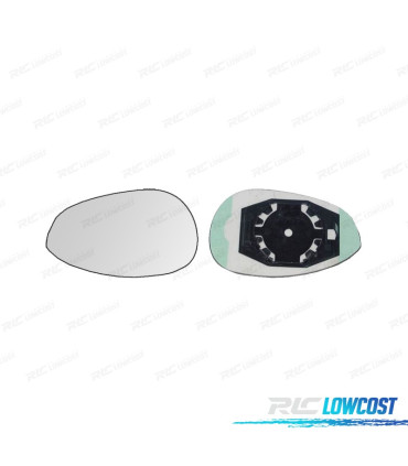 VETRO SPECCHIO BASE SINISTRO FIAT 500 07-11 CONVEX