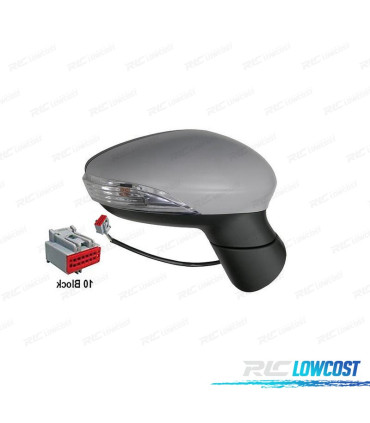 SPECCHIO COMPLETO DESTRO FORD FIESTA 12-17 PRIMERATO