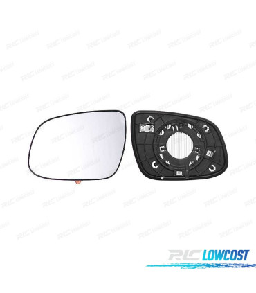 VETRO SPECCHIO BASE SINISTRO KIA CEED 10-12 TERMICO