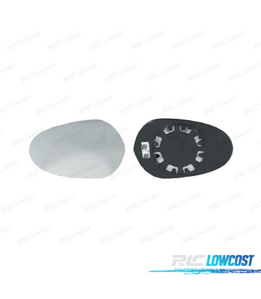 VETRO SPECCHIO BASE REVERSIBILE SINISTRO / DESTRO LANCIA YPSILON 3 P 03-12 TERMICO
