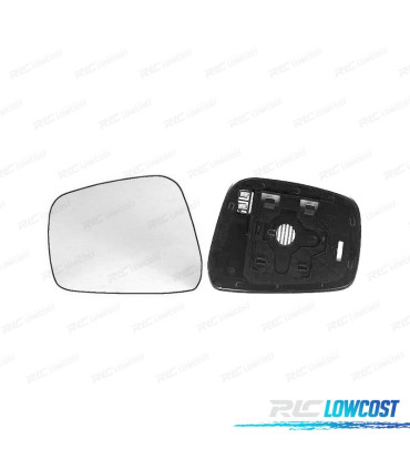 VETRO SPECCHIO BASE SINISTRO NISSAN NAVARA 07- CONVEX TERMICO