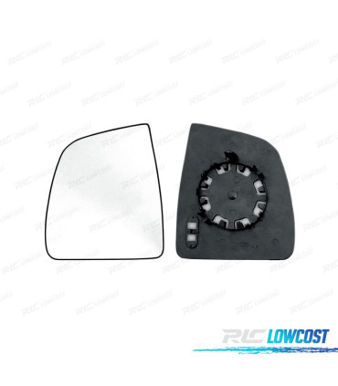 VETRO SPECCHIO BASE SINISTRO FIAT DOBLO 10- CONVEX