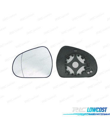 VETRO SPECCHIO BASE SINISTRO PEUGEOT 207 06-13 ASPHERICO TERMICO