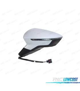 SPECCHIO COMPLETO SINISTRO SEAT LEON 13-17 TERMICO
