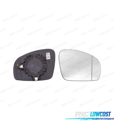VETRO SPECCHIO BASE DESTRA SKODA FABIA 07-14 TERMICO