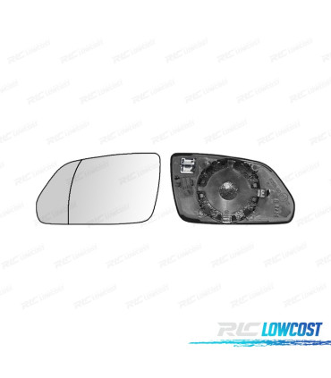 VETRO SPECCHIO BASE SINISTRO VOLKSWAGEN VW POLO 05-09 TERMICO