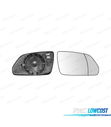 VETRO SPECCHIO BASE DESTRA VOLKSWAGEN VW POLO 05-09 TERMICO