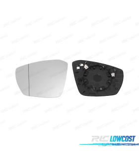 VETRO SPECCHIO BASE SINISTRO SKODA OCTAVIA 13- CONVEX TERMICO