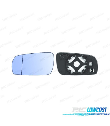 VETRO SPECCHIO BASE SINISTRO SKODA OCTAVIA 96-04 BLU