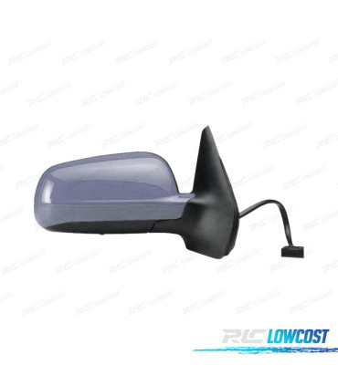 SPECCHIO COMPLETO DESTRO VOLKSWAGEN VW GOLF IV 98-03 ELETTRICO PRIMER BLU