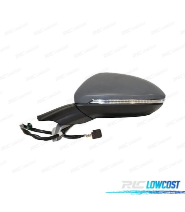 SPECCHIO COMPLETO SINISTRO VOLKSWAGEN VW GOLF VII 12-17 PRIMERATO