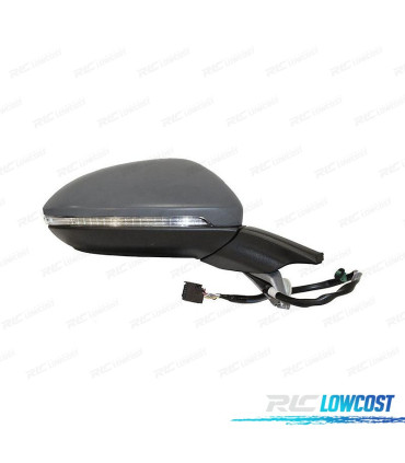 SPECCHIO COMPLETO DESTRO VOLKSWAGEN VW GOLF VII 12-17 PRIMERATO
