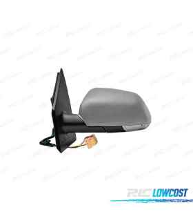 SPECCHIO COMPLETO SINISTRO VOLKSWAGEN VW POLO 05-09 ELETTRICO PRIMERIZZATO