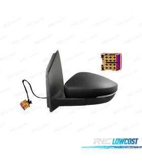 SPECCHIO COMPLETO SINISTRO VOLKSWAGEN VW POLO 09-17 MECCANICO
