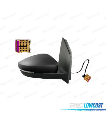 SPECCHIO COMPLETO DESTRO VOLKSWAGEN VW POLO 09-17 MECCANICO
