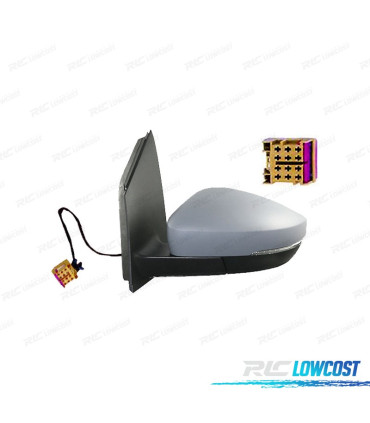 SPECCHIO COMPLETO SINISTRO VOLKSWAGEN VW POLO 09-17 MECCANICO PRIMERIZZATO