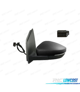 SPECCHIO COMPLETO SINISTRO VOLKSWAGEN VW POLO 09-17 LED