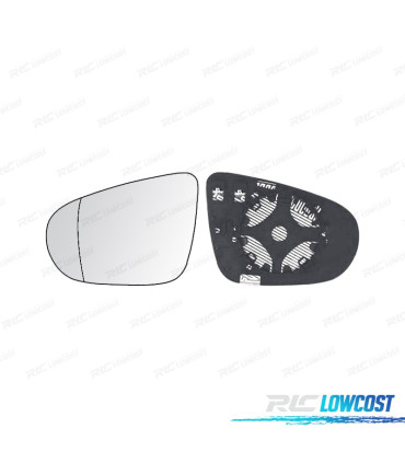VETRO SPECCHIO BASE SINISTRO VOLKSWAGEN VW GOLF VI 08-12