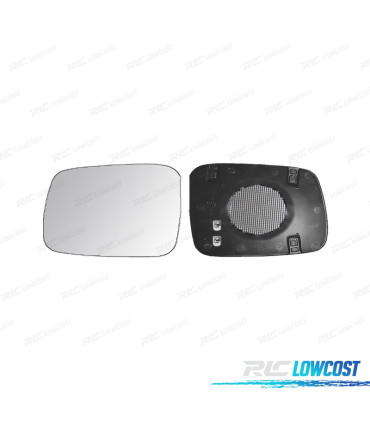 VETRO SPECCHIO BASE SINISTRA VOLKSWAGEN VW TRANSPORTER T4 90-03 TERMICO