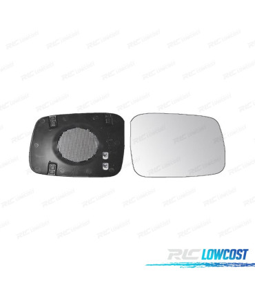 VETRO SPECCHIO BASE DESTRA VOLKSWAGEN VW TRANSPORTER T4 90-03 TERMICO