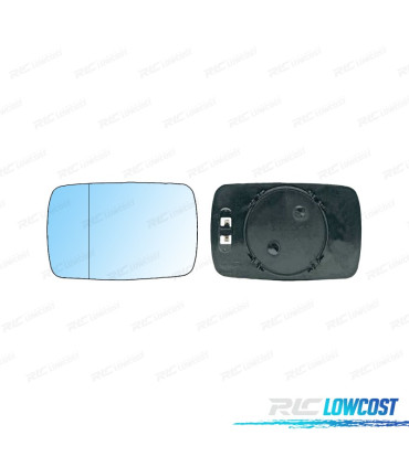 VETRO SPECCHIO BASE SINISTRO BMW SERIE 3 E46 4P 98-05 BLU