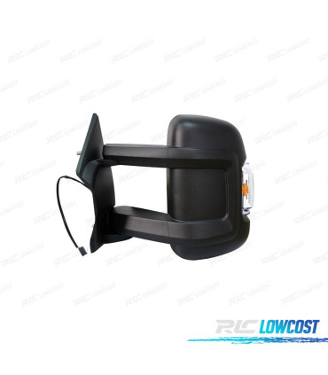 SPECCHIO COMPLETO SINISTRO PEUGEOT BOXER 06- BRACCIO LUNGO