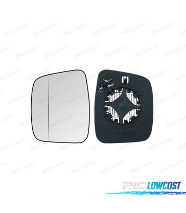 VETRO SPECCHIO BASE SINISTRO FIAT QUBO 08- TERMICO