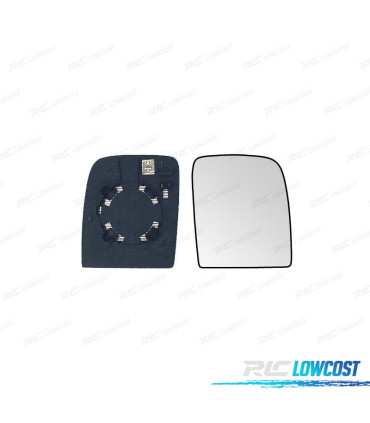 VETRO SPECCHIO RETROVISORE DESTRO CITROEN JUMPY 06-15 SUPERIORE TERMICO