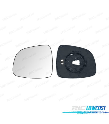 VETRO SPECCHIO BASE SINISTRO FIAT SEDICI 06-12 CONVEX TERMICO