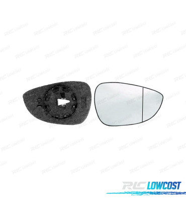 VETRO SPECCHIO BASE DESTRA FORD FIESTA 08-16 ASPHERICO