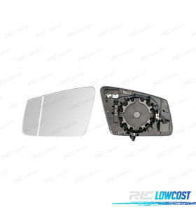 VETRO SPECCHIO BASE SINISTRO MERCEDES CLASSE C W204 11-14 AVVISATORE ANGOLO MORTO