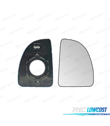 VETRO SPECCHIO BASE DESTRA PEUGEOT BOXER 01-06 TERMICO