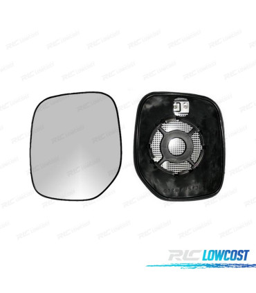 VETRO SPECCHIO BASE SINISTRO PEUGEOT PARTNER 96-08 CONVEX TERMICO