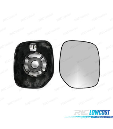 VETRO SPECCHIO BASE DESTRA PEUGEOT PARTNER 96-08 CONVEX TERMICO