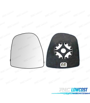 VETRO SPECCHIO BASE SINISTRO NISSAN PRIMASTAR 01- TERMICO