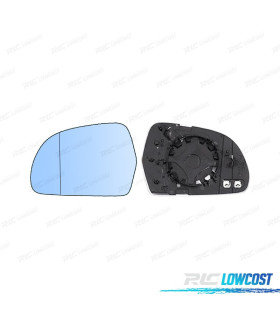 VETRO SPECCHIO BASE SINISTRO SKODA SUPERB 08-15 BLU