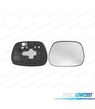 VETRO SPECCHIO BASE DESTRA TOYOTA COROLLA VERSO 01-04 TERMICO