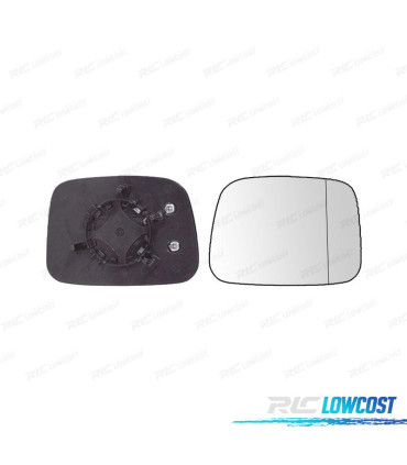 VETRO SPECCHIO BASE DESTRA VOLKSWAGEN VW CADDY 04-10 CONVEX TERMICO