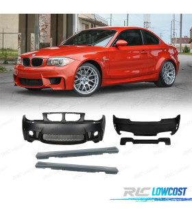 KIT CARROZZERIA BMW E82 E88 04-12 LOOK 1M CON PDC
