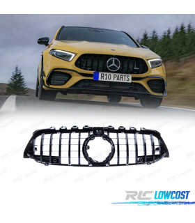 GRIGLIA MERCEDES CLASSE A W177 LOOK AMG GT 18-22 NERO LUCIDO CON TELECAMERA