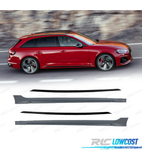 PROFILI LATERALI PER AUDI A4 17-20 LOOK RS4