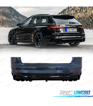 PARAURTI POSTERIORE PER AUDI A4 17-20 LOOK RS4-ABT