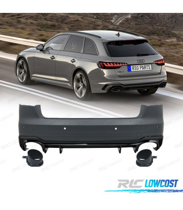 PARAURTI POSTERIORE PER AUDI A4 17-20 LOOK RS4