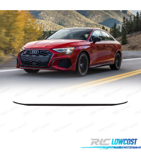 SPOILER LIP PER AUDI A3 8Y 21- LOOK S3 NERO LUCIDO