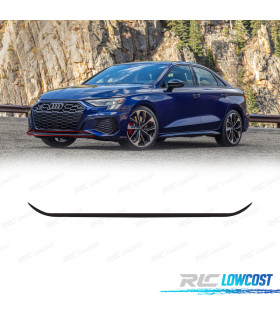SPOILER LIP PER AUDI A3 8Y 21- LOOK ELEGANT EDITION NERO LUCIDO