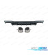 DIFFUSORE AUDI A7 19-23 LOOK RS7 NERO LUCIDO CROMATO