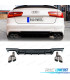 DIFFUSORE PER AUDI A7 19-23 NERO LUCIDO LOOK RS7